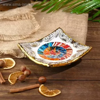 Тарелка декоративная «Элли», 14143 см, керамика