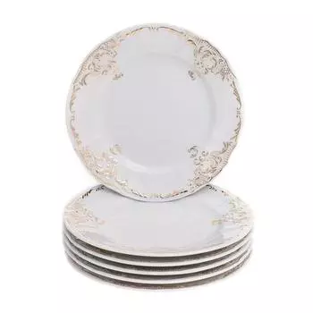 Тарелка десертная Bernadotte, декор «Золотой орнамент», 17 см