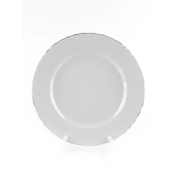 Тарелка десертная Cmielow Rococo «Отводка платина», d=21 см