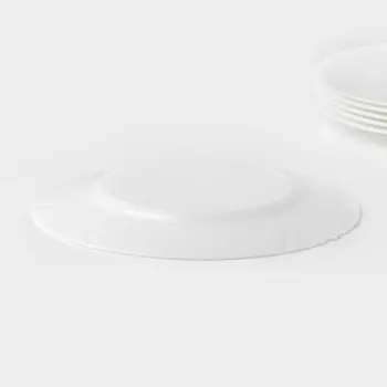 Десертная тарелка Luminarc CADIX, 19.5 см, стеклокерамика, белая