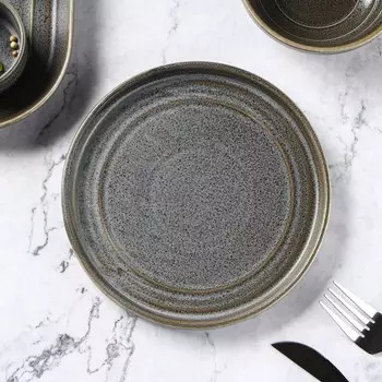 Десертная тарелка Magistro Urban, d=18.2 см, фарфор, серя