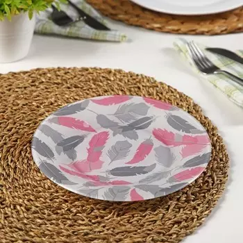 Тарелка десертная Tirana pink, d=19,5 см