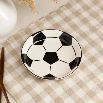 Тарелка "Футбол", керамика, 13 см
