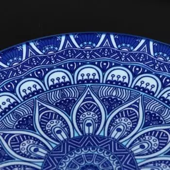 Тарелка Доляна «Мавлон», d=21,7 см, цвет синий