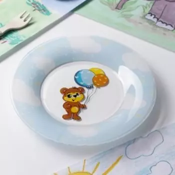 Тарелка Доляна «Мишутка», d=20 см