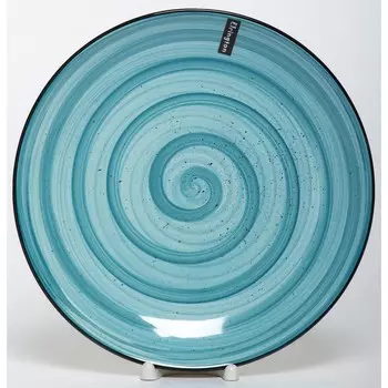 Тарелка керамическая Elrington «Аэрограф. Мятный бриз», d=27 см