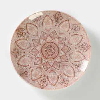 Тарелка фарфоровая «Вавилон. Кофе», d=17,5 см