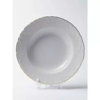 Тарелка глубокая Cmielow Rococo «Золотая отводка», d=22.5 см