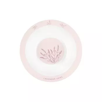 Тарелка глубокая для кормления, цвет сиреневый