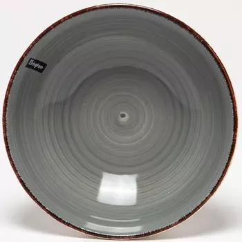 Тарелка глубокая Elrington «Аэрограф. Светлый графит», d=18 см