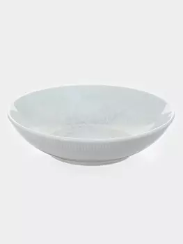 Тарелка глубокая Magistro Willow, d=20.4 см, 800 мл, фарфор, голубая