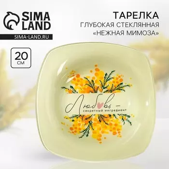 Тарелка глубокая «Секретный ингредиент», 20 см