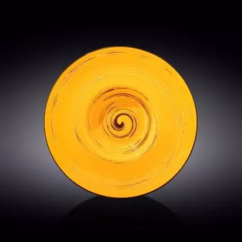 Тарелка глубокая Wilmax England Spiral, d=27 см, 250 мл, цвет жёлтый