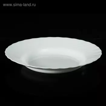 Тарелка глубокая Trianon, 550 мл, d=23 см, цвет белый