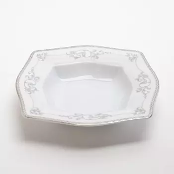 Тарелка глубокая «Вена» 22 см, квадрат