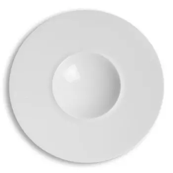 Тарелка гурме с широким римом «Prime», d=28 см (d=12 см), 200 мл «Prime», цвет белый