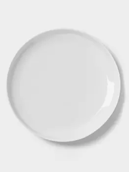 Тарелка Hanna Knvell, d=22.5 см, высокий борт, фарфор, белая