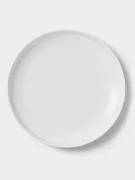 Тарелка Hanna Knvell, d=27.5 см, высокий борт, фарфор, белая