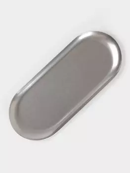 Тарелка Hanna Knvell Vanha, 26.2113.5 см, овальная, нержавеющая сталь, серебристая