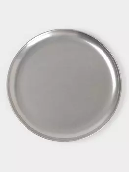 Тарелка Hanna Knvell Vanha, d=23 см, h=1.5 см, нержавеющая сталь, серебристая