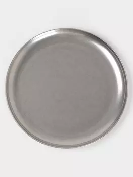 Тарелка Hanna Knvell Vanha, d=26 см, h=1.5 см, нержавеющая сталь, серебристая