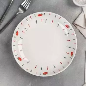 Тарелка «Клубничка», d=21 см
