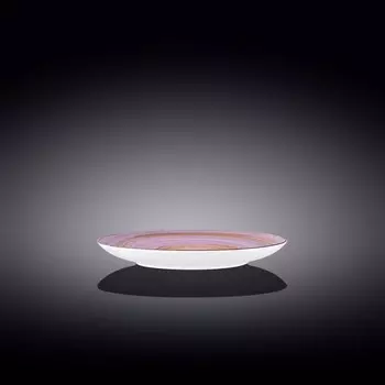 Тарелка круглая Wilmax England Spiral, d=18 см, цвет лавандовый