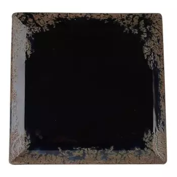 Тарелка квадратная Porland Root Rusty, размер 27х27 см