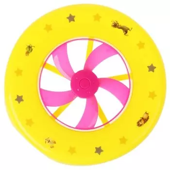 Тарелка летающая, фрисби «Буба, со светом и турбиной
