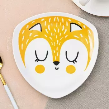 Тарелка «Лисичка», 15 см