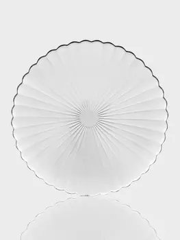 Тарелка «Магия». d=25 см, стекло, прозрачная