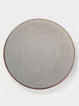 Тарелка Magistro Astral, d=27.3 см, фарфор, серая