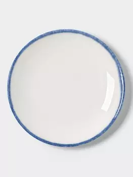 Тарелка Magistro Blue Lagoon, d=16.6 см, фарфор, белая