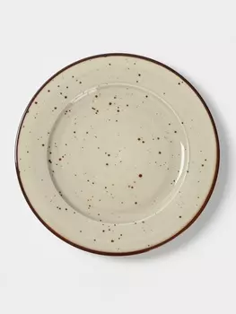 Тарелка Magistro Mediterana, d=23.7 см, фарфор, бежевая