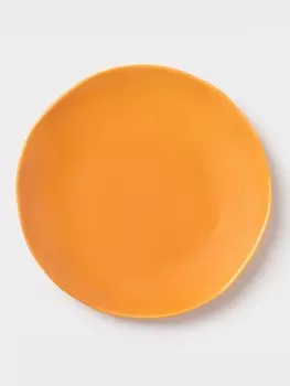 Тарелка Magistro Potter, d=17.7 см, фарфор, оранжевая