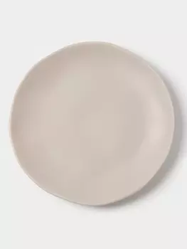 Тарелка Magistro Potter, d=21.8 см, фарфор, светло-серая