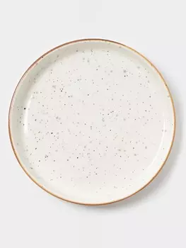 Тарелка Magistro Queil, d=23.6 см, фарфор, белая