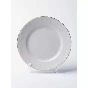 Тарелка мелкая Cmielow Rococo «Золотая отводка», d=26 см