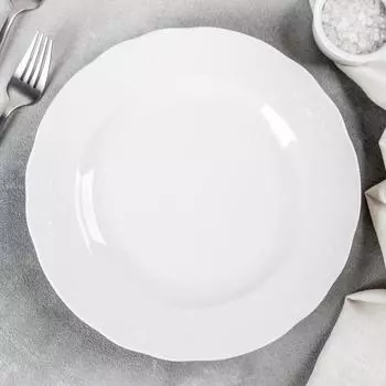 Тарелка фарфоровая «Надежда», d=24 см