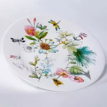 Тарелка Olaff «Адель», стеклокерамика, d=20 см