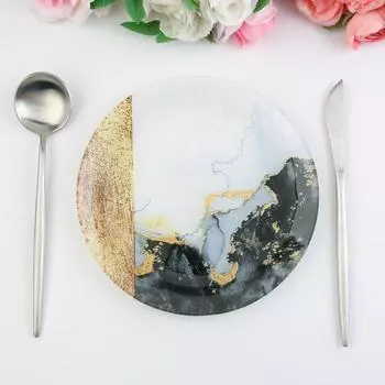 Тарелка «Мрамор», 20 см