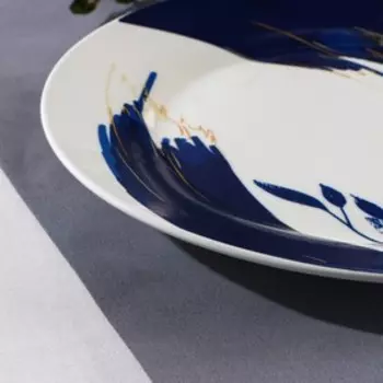 Тарелка фарфоровая обеденная Доляна Ternura, d=25 см