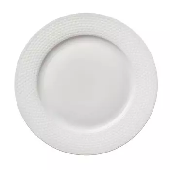 Тарелка обеденная Home queen «Белый Лотос», d=26.8 см