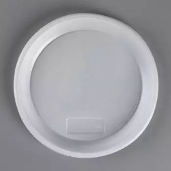 Тарелка одноразовая "Белая" 20,5 см