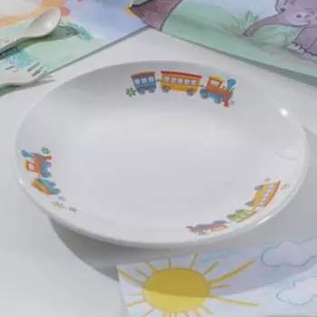Тарелка «Паровозик», d=26 см