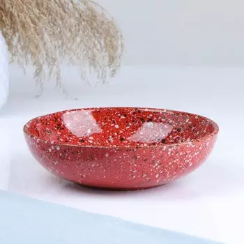 Тарелка "Пион" 0,5л яшма