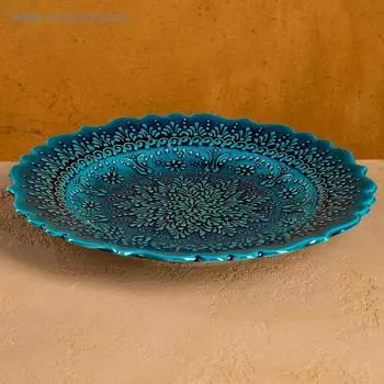 Тарелка плоская 26см "Бирюза"