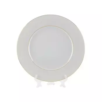 Тарелка плоская Cmielow Astra «Отводка золото», d=19 см