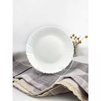 Тарелка плоская Jewel «Безе», d=24 см