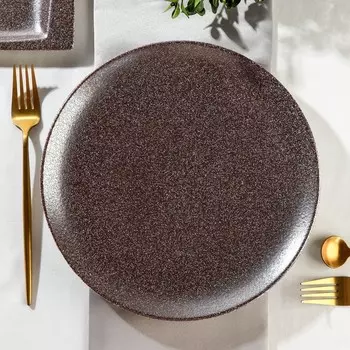 Тарелка фарфоровая плоская LUNAR, d=26 см